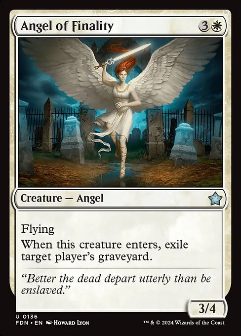 Angel of Finality · Foundations 136/771