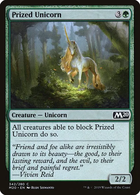 Prized Unicorn · Core Set 2020 342/346