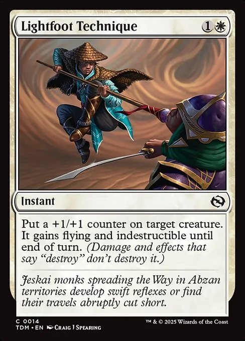 Lightfoot Technique · Tarkir: Dragonstorm 14/427