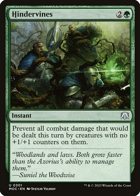 Hindervines · March of the Machine Commander 301/450