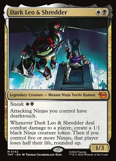 Dark Leo & Shredder · Teenage Mutant Ninja Turtles 142/320