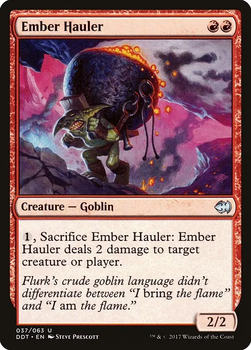 Ember Hauler · Duel Decks: Merfolk vs. Goblins 37/63