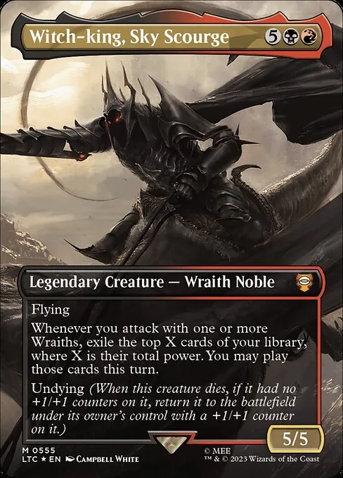 Witch-king, Sky Scourge · Tales of Middle-earth Commander 555/591