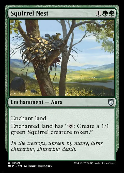Squirrel Nest · Bloomburrow Commander 239/356