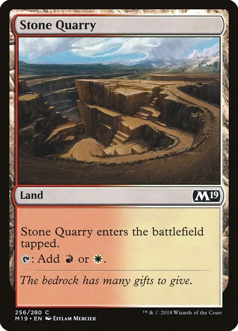 Stone Quarry · Core Set 2019 256/314
