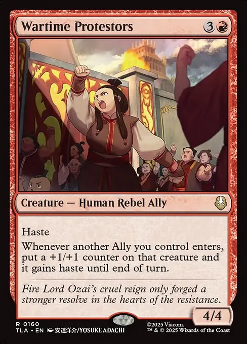Wartime Protestors · Avatar: The Last Airbender 160/394