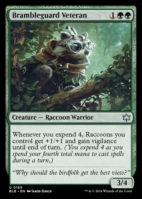 Brambleguard Veteran · Bloomburrow 165/398