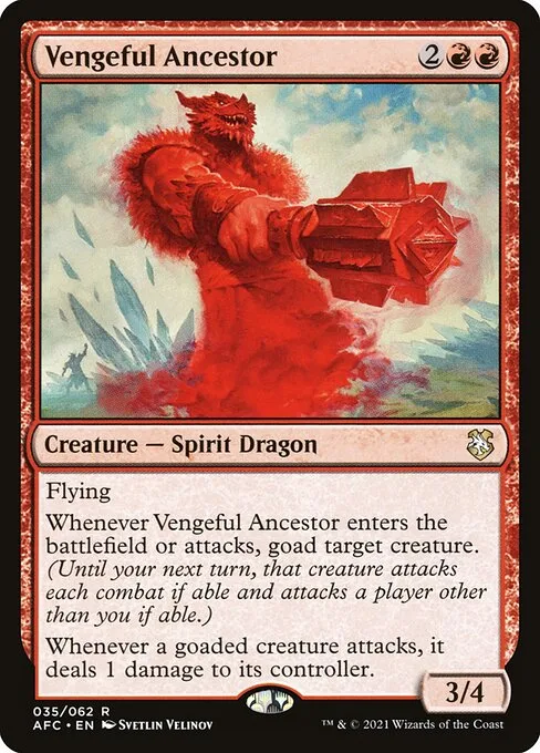 Vengeful Ancestor · Forgotten Realms Commander 35/331