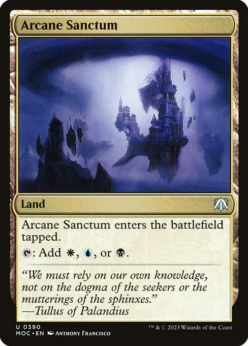 Arcane Sanctum · March of the Machine Commander 390/450