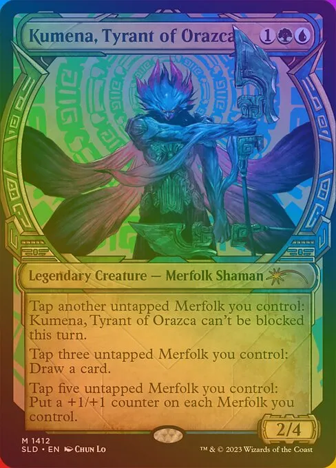 Kumena, Tyrant of Orazca · Secret Lair Drop 1412★/2547