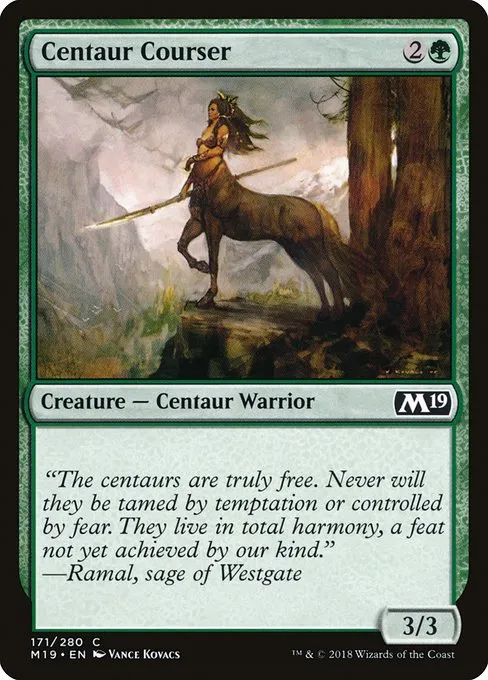Centaur Courser · Core Set 2019 171/314