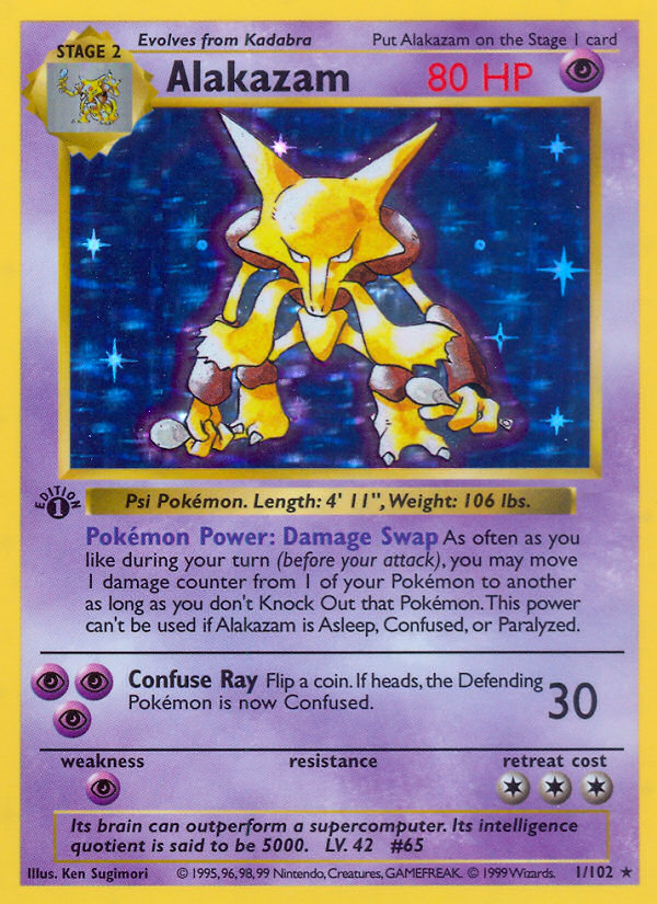 Alakazam · Base Set 1/102