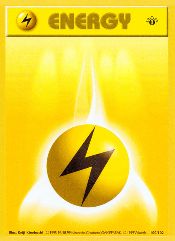 Lightning Energy · Base Set 100/102