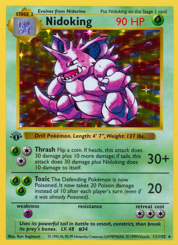 Nidoking · Base Set 11/102