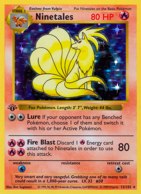 Ninetales · Base Set 12/102