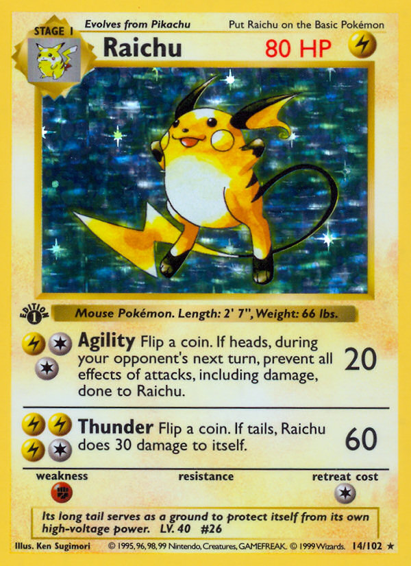 Raichu · Base Set 14/102
