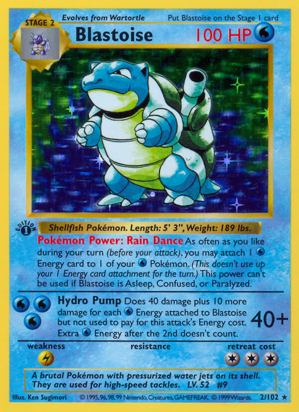 Blastoise · Base Set 2/102