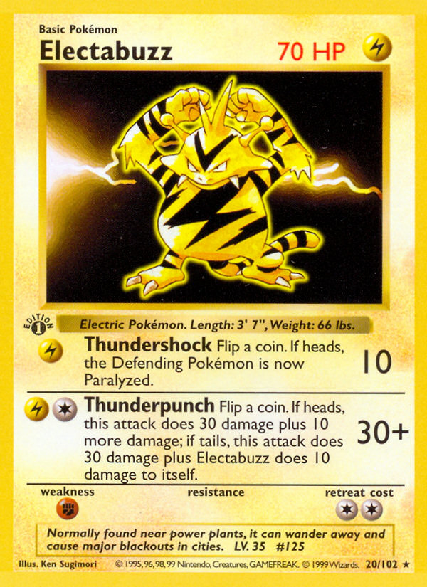 Electabuzz · Base Set 20/102