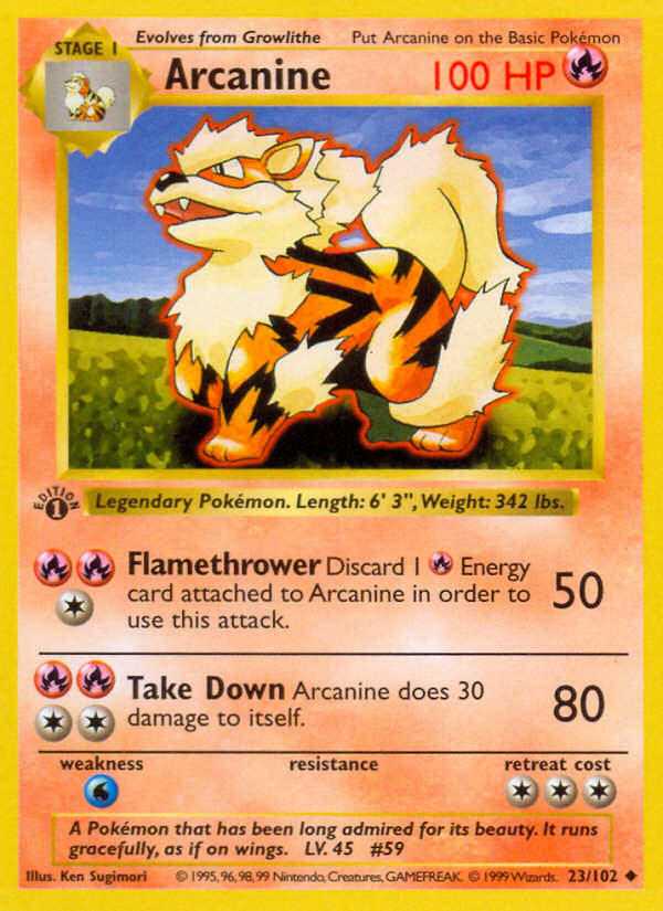 Arcanine · Base Set 23/102