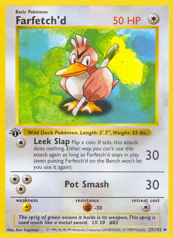 Farfetch'd · Base Set 27/102