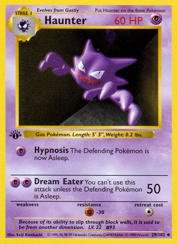 Haunter · Base Set 29/102