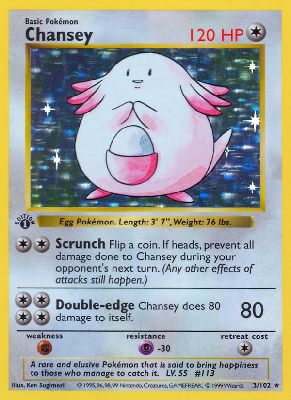 Chansey · Base Set 3/102