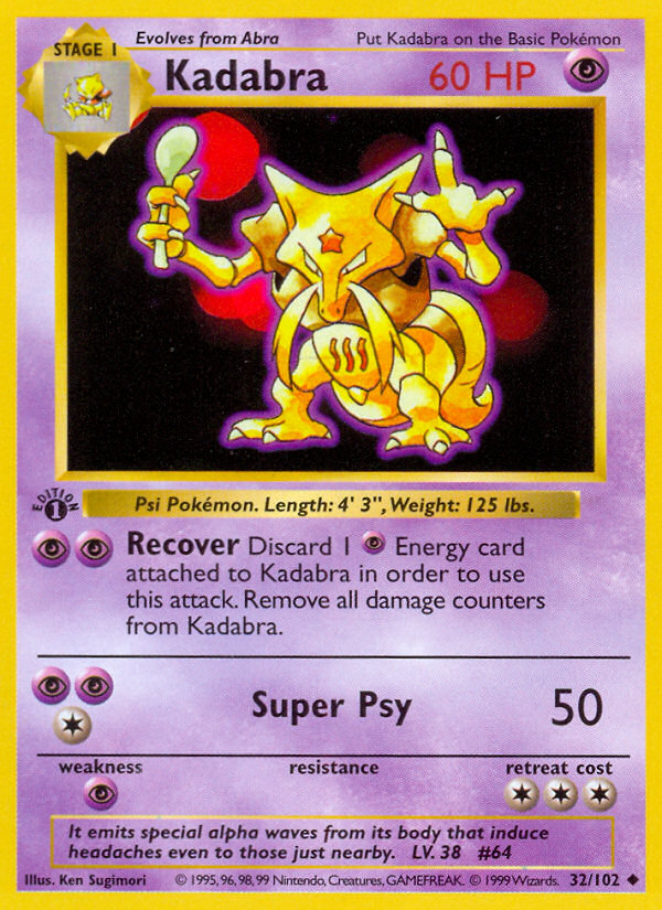 Kadabra · Base Set 32/102