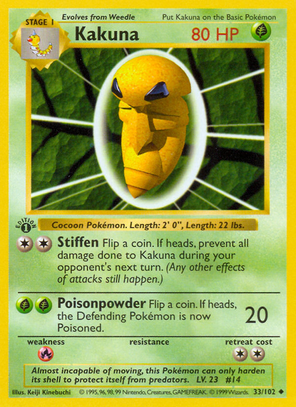 Kakuna · Base Set 33/102