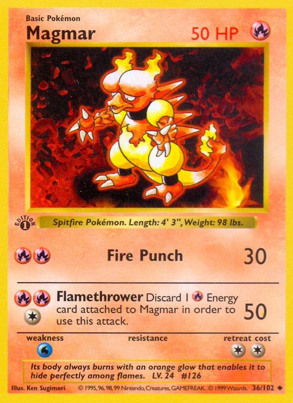 Magmar · Base Set 36/102