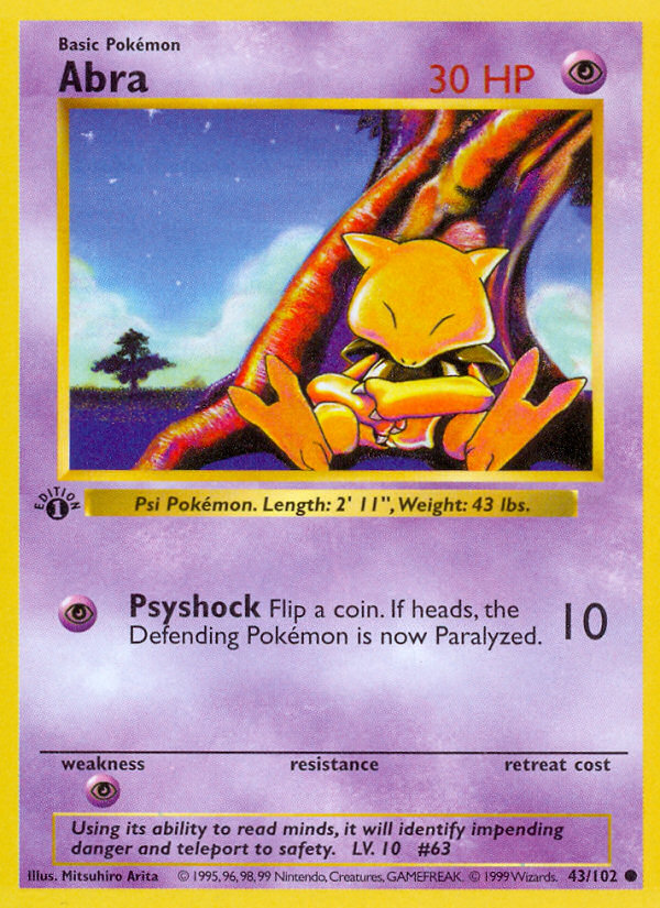 Abra · Base Set 43/102