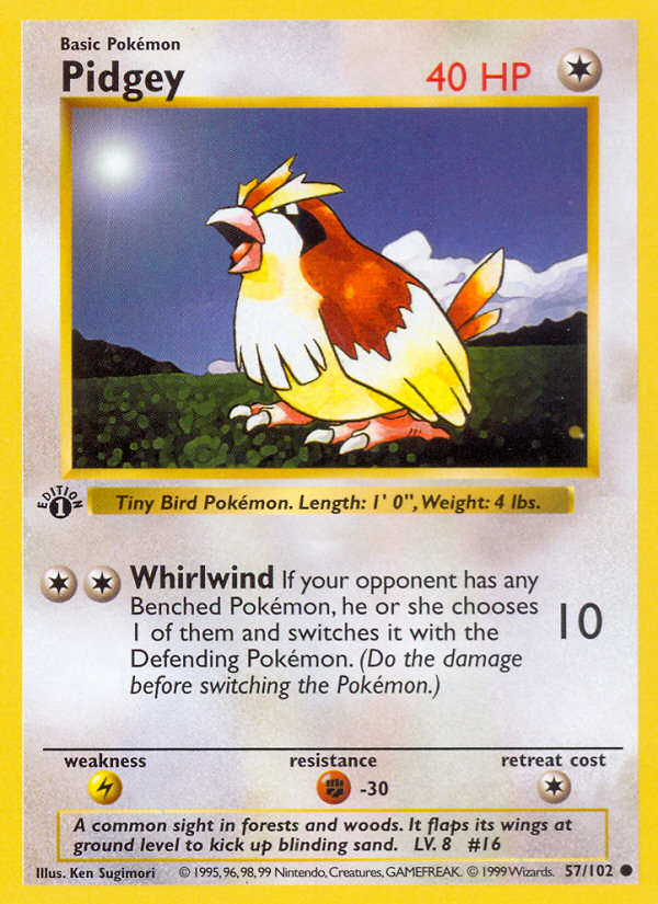 Pidgey · Base Set 57/102