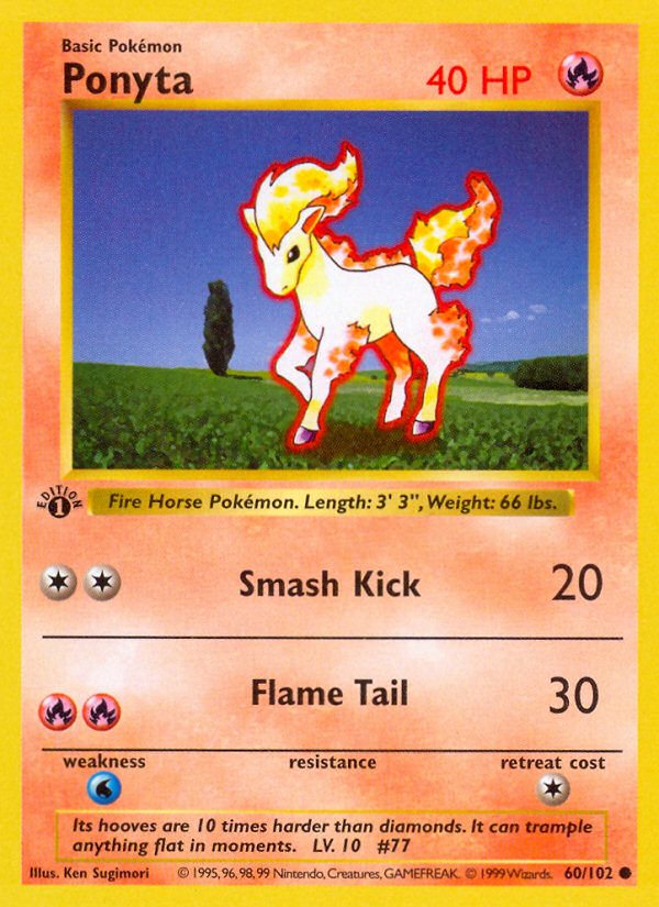 Ponyta · Base Set 60/102