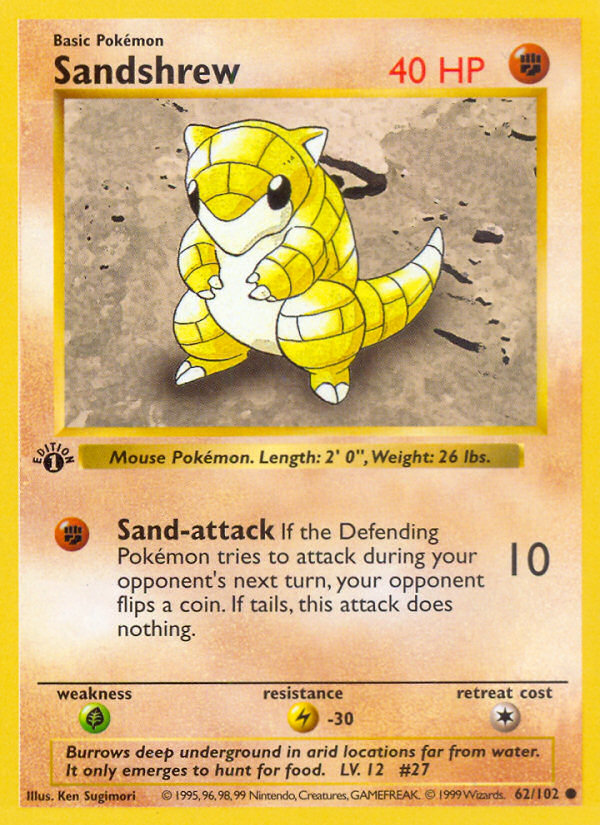 Sandshrew · Base Set 62/102