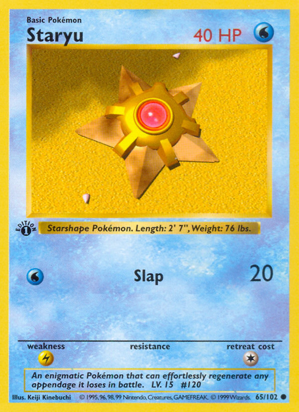 Staryu · Base Set 65/102