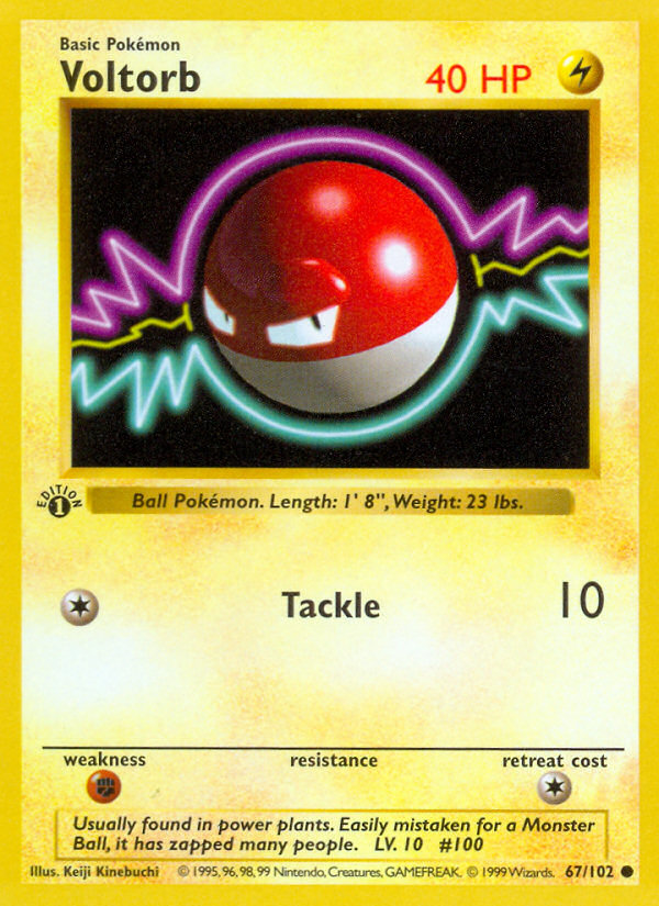 Voltorb · Base Set 67/102