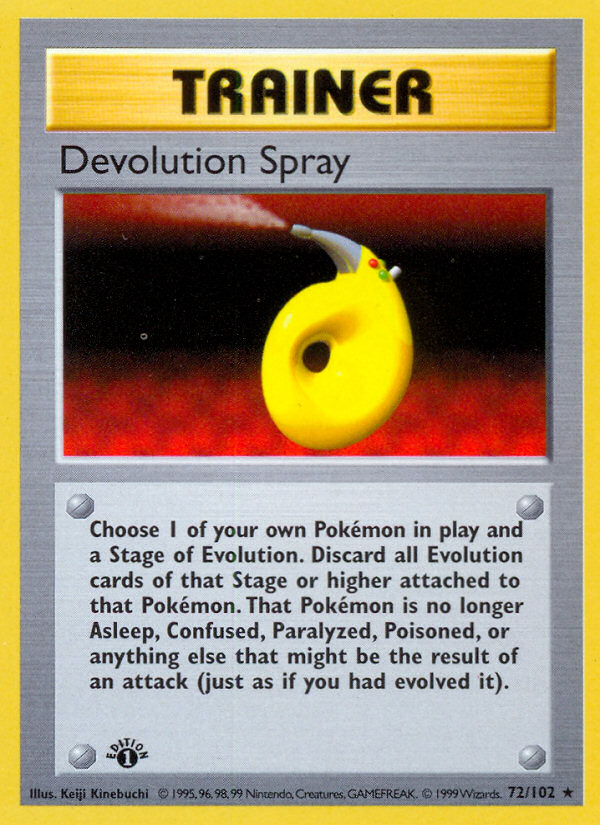Devolution Spray · Base Set 72/102