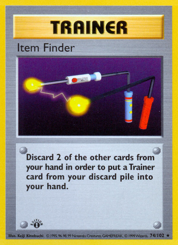 Item Finder · Base Set 74/102