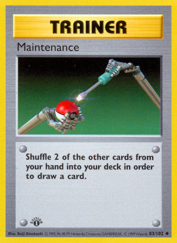 Maintenance · Base Set 83/102