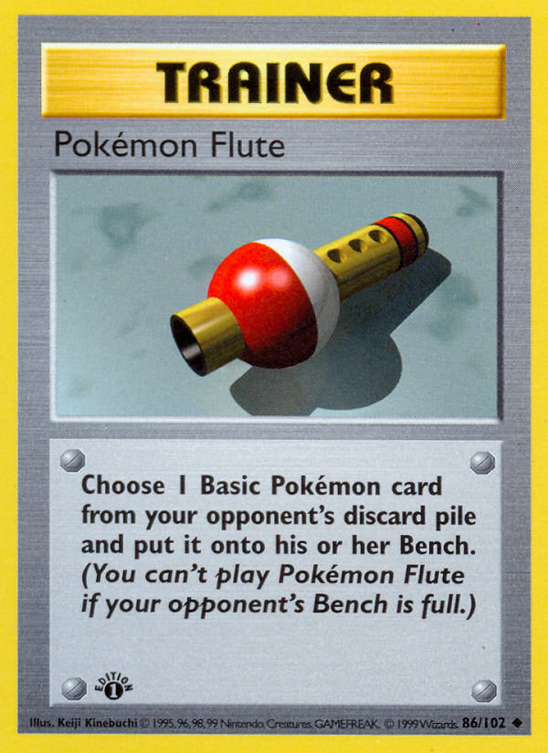 Pokémon Flute · Base Set 86/102