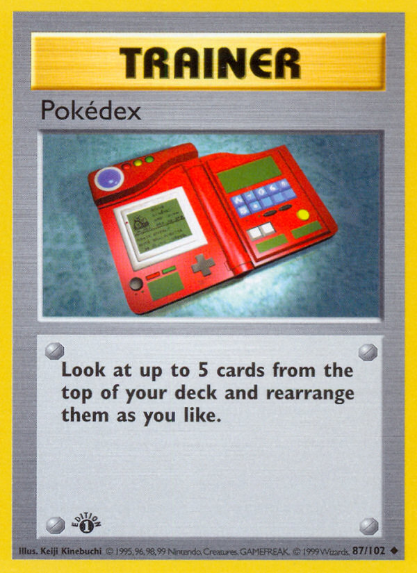 Pokédex · Base Set 87/102