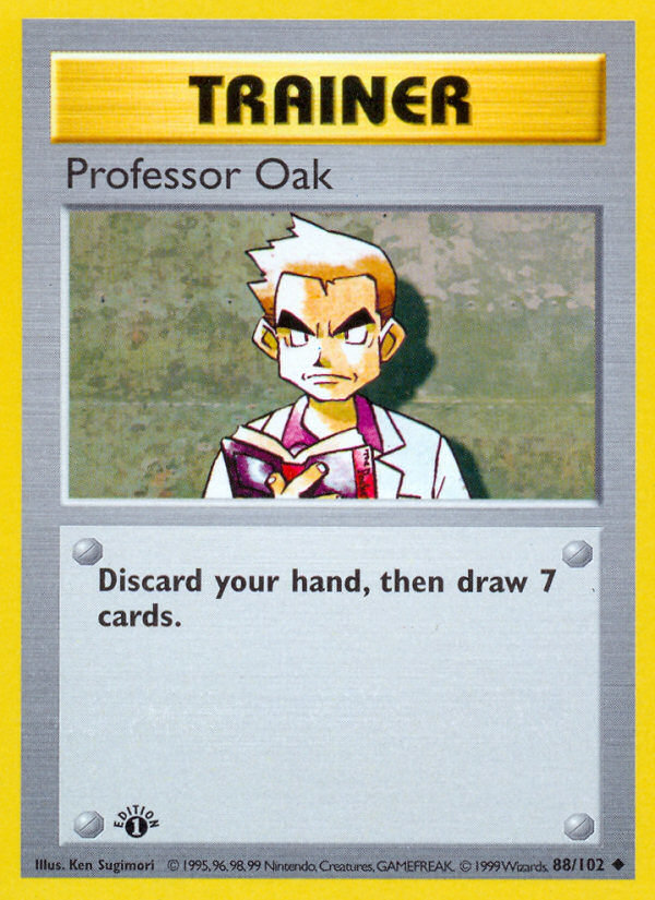 Professor Oak · Base Set 88/102