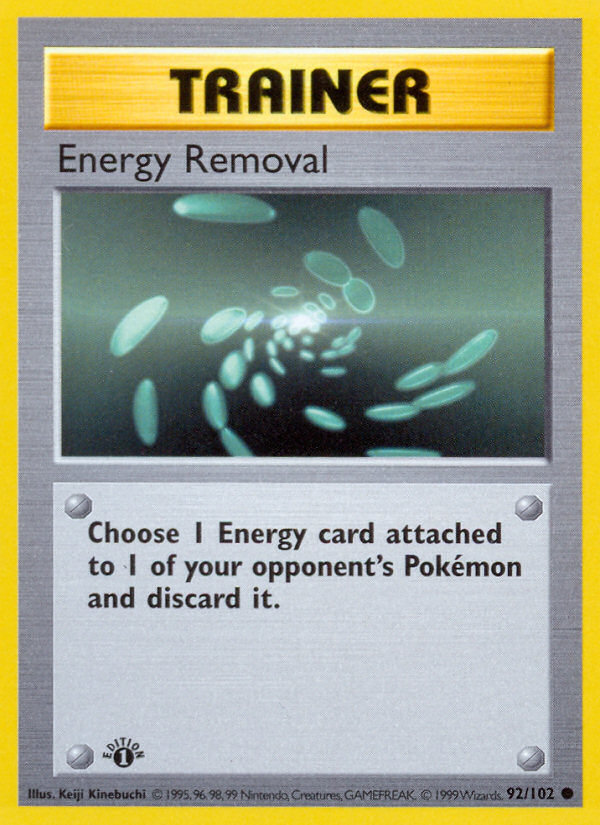Energy Removal · Base Set 92/102