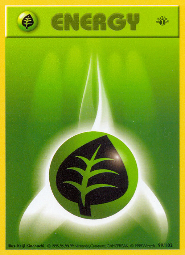 Grass Energy · Base Set 99/102