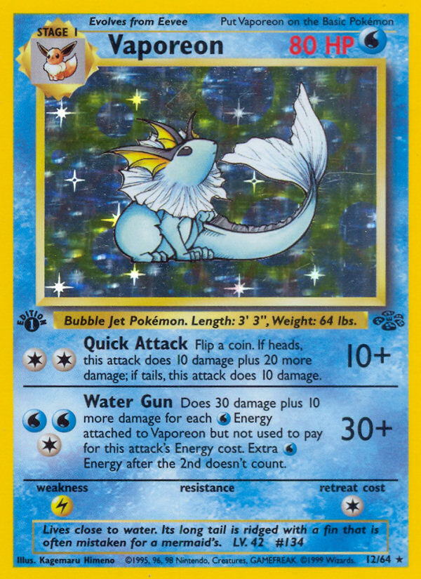 Vaporeon · Jungle 12/64