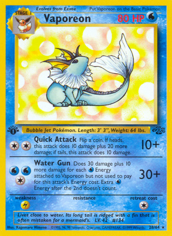 Vaporeon · Jungle 28/64