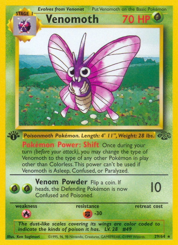 Venomoth · Jungle 29/64