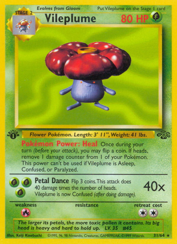 Vileplume · Jungle 31/64