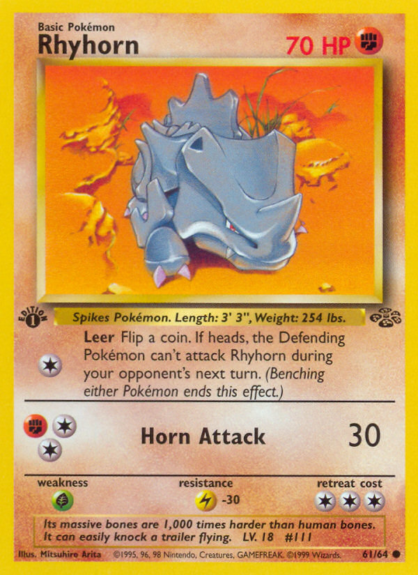 Rhyhorn · Jungle 61/64