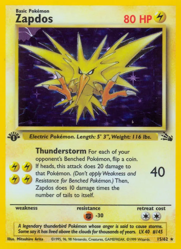 Zapdos · Fossil 15/62