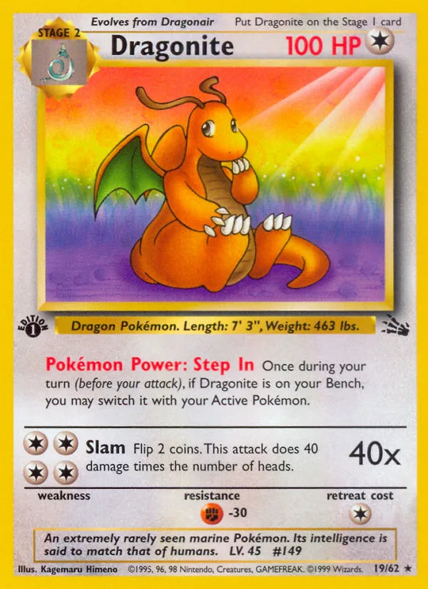 Dragonite · Fossil 19/62